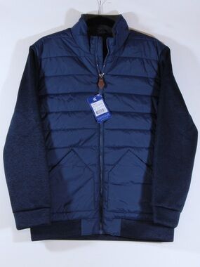 Knoss Evoke Men’s Hybrid Bonded Sweater Fleece Puffer NWT